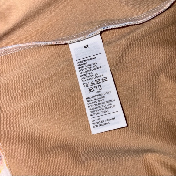 Old Navy Floral Print Swim Bottom High Waist Bikini Bottom Plus Size 4X - Picture 12 of 15